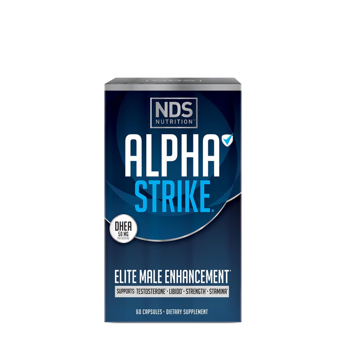 NDS Nutrition Alpha Strike Elite Male Performance Supplement, 60 Capsules — Exp 10/2027 by Price Is Right Miami