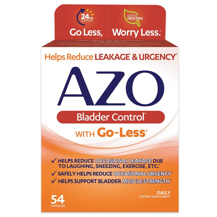 AZO Bladder Control With Go-Less Daily Supplement, Capsules, 54ct by Pasteur Pharmacy