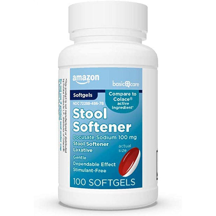 American Health Inc. Docusate Sodium Softgels 100ct by Pasteur Pharmacy