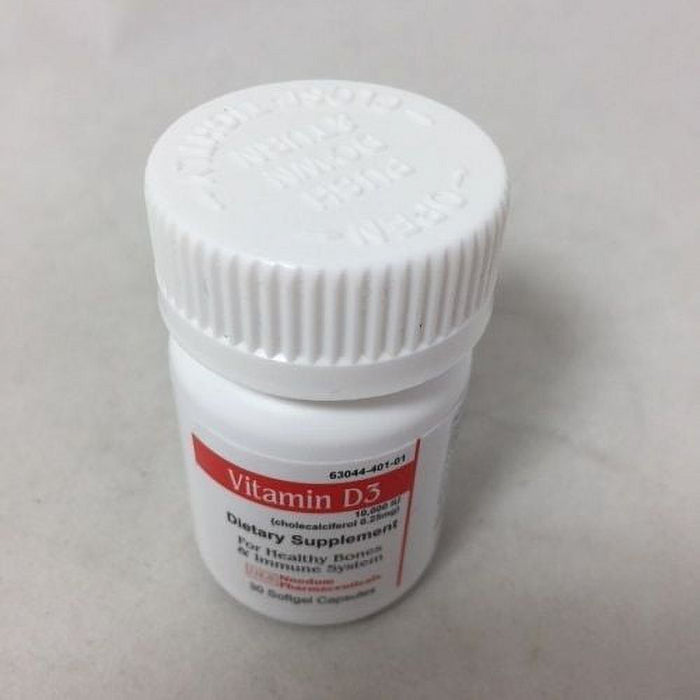 Nnodum Pharma Vitamin D3 10 000 IU Softgels 30ct by Pasteur Pharmacy