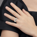 Silver Multi-Colored Stone Rings by Fine Color Jewels