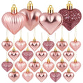Elcoho 48 Pieces Valentines Day Heart Shaped Baubles Hanging Ornaments Valentin by Vanessa Jane