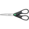 Westcott KleenEarth Scissors, Pointed Tip, 7" Long, 2.75" Cut Length, Black Straight Handle