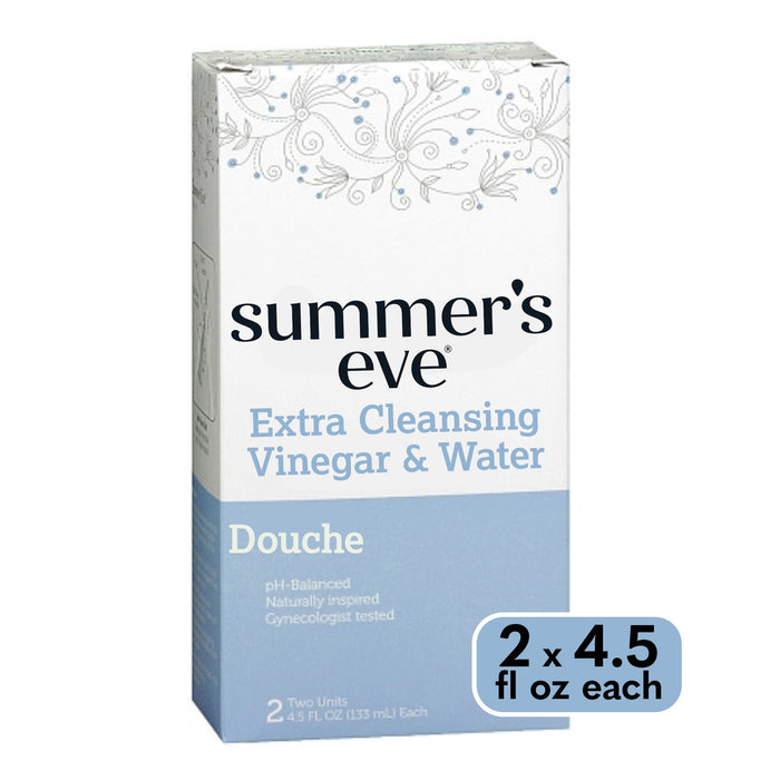 Summer's Eve Douche, Extra Cleansing Vinegar & Water, Twin Pack by Pasteur Pharmacy