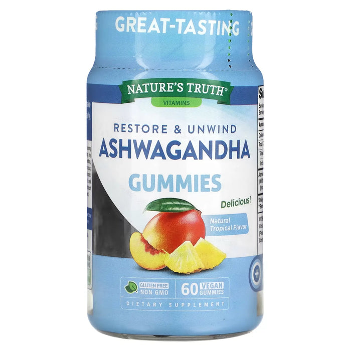 Nature's Truth Ashwagandha: Restore & Unwind (Vegan Gummies) by Pasteur Pharmacy