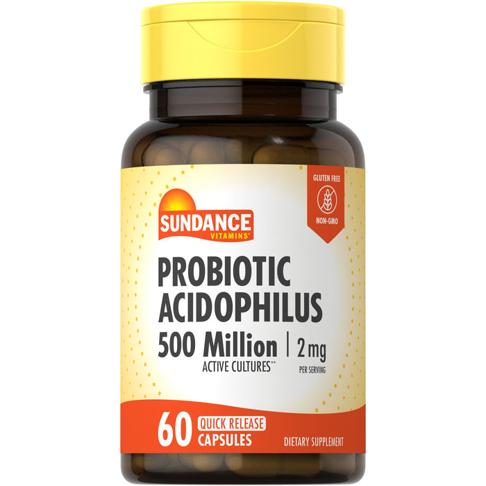 Sundance Probiotic Acidophilus Quick Release - 60 Capsules by Pasteur Pharmacy