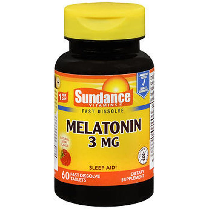 Sundance Vitamins® Melatonin – 3 mg – Natural Berry Flavor by Pasteur Pharmacy