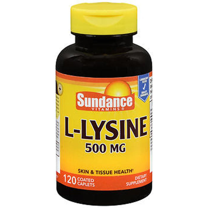 Sundance Vitamins 500 Mg L-Lysine Coated Caplets by Pasteur Pharmacy