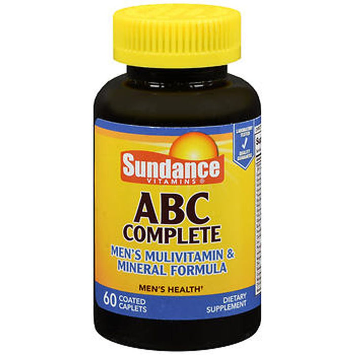 Sundance Vitamins Men's Multivitamin & Mineral Formula ABC Complete Vitamins Caplets 60Ea by Pasteur Pharmacy