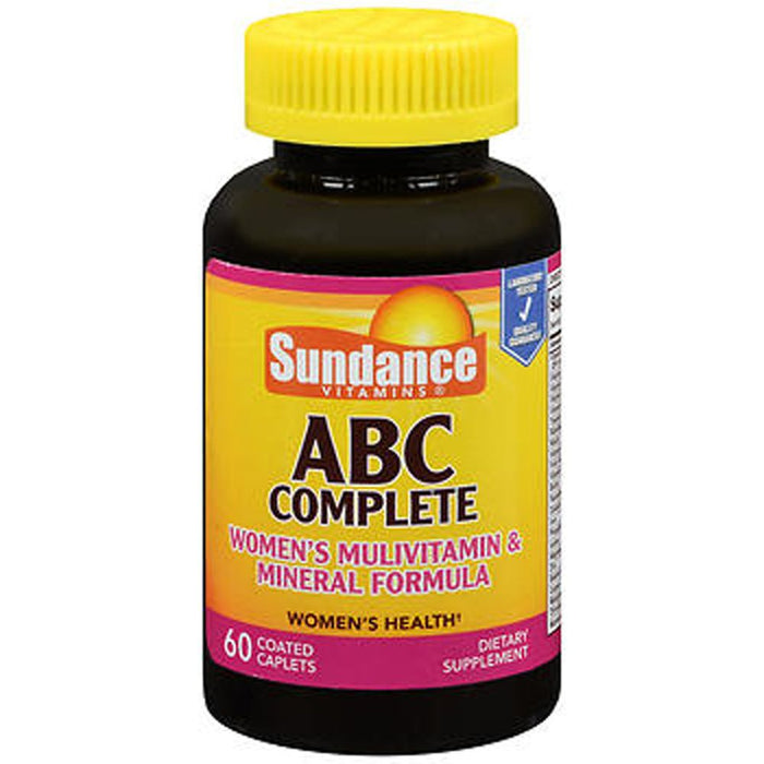 Sundance Vitamins ABC Complete Women's Multivitamin & Mineral Formula 60 Caplets by Pasteur Pharmacy