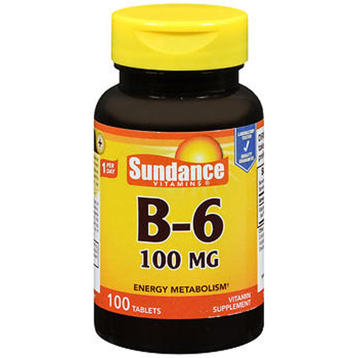 Sundance Vitamins® B-6 Energy Metabolism - 100 Mg by Pasteur Pharmacy
