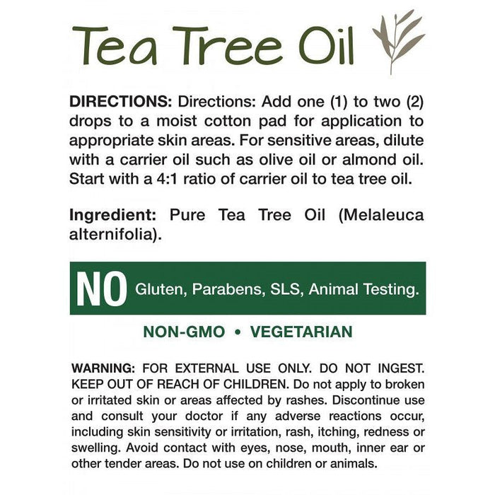 Nature's Truth Tea Tree Oil, Australian, Pure, Purifying 2 Fl Oz by Pasteur Pharmacy