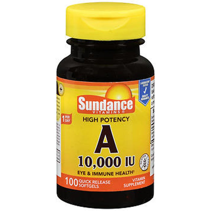 Sundance Vitamins A Qr Stg 10000 Iu 100 by Pasteur Pharmacy