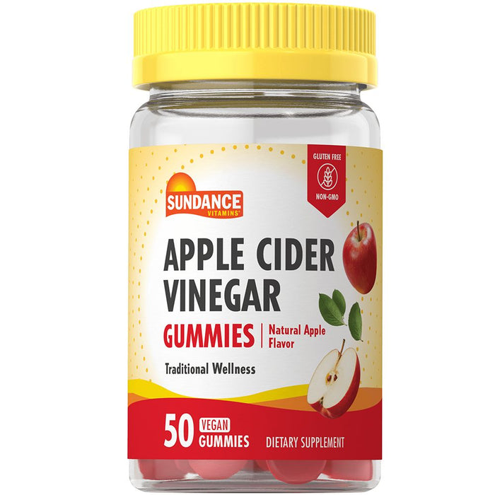 Sundance Vitamins® Apple Cider Vinegar Gummies – Natural Apple Flavor by Pasteur Pharmacy