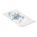Universal Reclosable Poly Bags, 3 x 5, 2mil, Clear, 1000/Carton