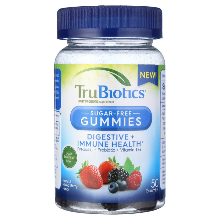 TruBiotics Digestive Immune Health, Natural Mixed Berry, Sugar-Free, 50 Gummies by Pasteur Pharmacy