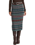 LAUREN RALPH LAUREN Fair Isle Wool-Blend Pencil Skirt by Vanessa Jane