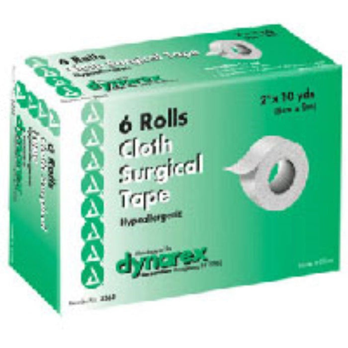 Dynarex Cloth Surgical Tape 2"X10 YD, 6 Rolls by Pasteur Pharmacy