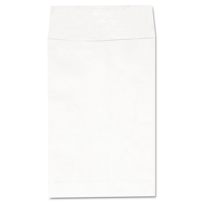 Universal Deluxe Tyvek Envelopes, #1, Square Flap, Self-Adhesive Closure, 6 x 9, White, 100/Box