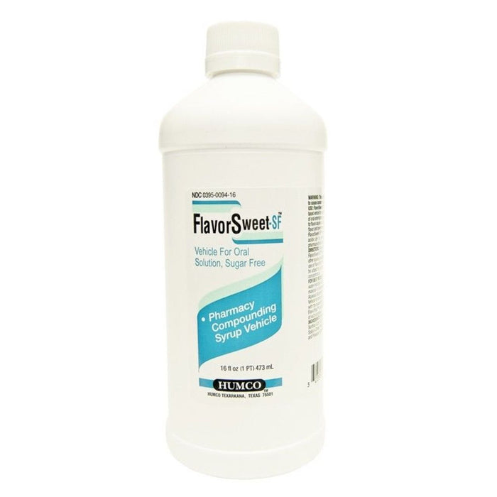 Humco Flavor Sweet Sugar Free Compounding Syrup Vehicle, Cherry, 16 Oz by Pasteur Pharmacy