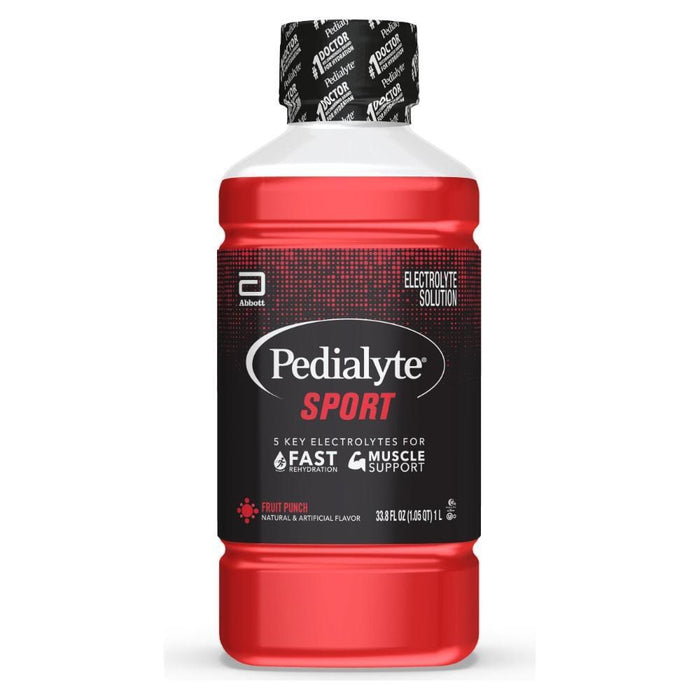 Pedialyte Sport Electrolyte Solution - Fruit Punch - 33.8 Fl Oz by Pasteur Pharmacy
