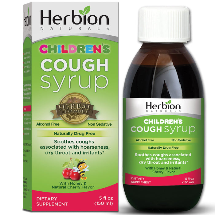 Herbion Naturals Throat Syrup For Children Cherry 5 Oz by Pasteur Pharmacy