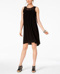 Style & Co Lace-Trim High-Low Dress by Vanessa Jane