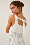 Ribbed Knit Bodice Maxi Dress by Boutique 23