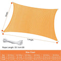 98% UV Block Awning Shelter Rectangle Shade Sails Top Canopy by DailySale