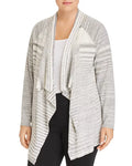 NIC+ZOE Plus Time Change Open-Front Cardigan, Size 2X by Vanessa Jane
