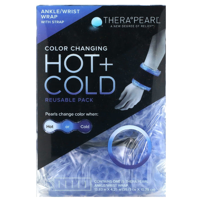 TheraPearl Reusable Hot & Cold Therapy Ankle/Wrist Wrap With Strap by Pasteur Pharmacy