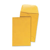 Universal Kraft Coin Envelope, #1, Round Flap, Gummed Closure, 2.25 x 3.5, Light Brown Kraft, 500/Box