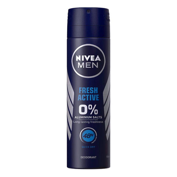 Nivea Men Fresh Active Antiperspirant Deodorant Spray 150 Ml by Pasteur Pharmacy