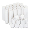 Universal Impact and Inkjet Print Bond Paper Rolls, 0.5" Core, 2.25" x 126 ft, White, 100/Carton