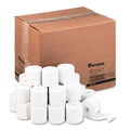 Universal Impact and Inkjet Print Bond Paper Rolls, 0.5" Core, 2.25" x 150 ft, White, 100/Carton