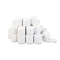 Universal Impact and Inkjet Print Bond Paper Rolls, 0.5" Core, 2.25" x 150 ft, White, 100/Carton