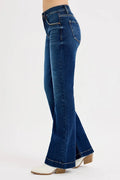 Tummy Control Mid Rise Flare Jeans by Boutique 23