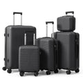5-Piece Lightweight Luggage Set with Lock – 12/16/20/24/28 Inch by DailySale