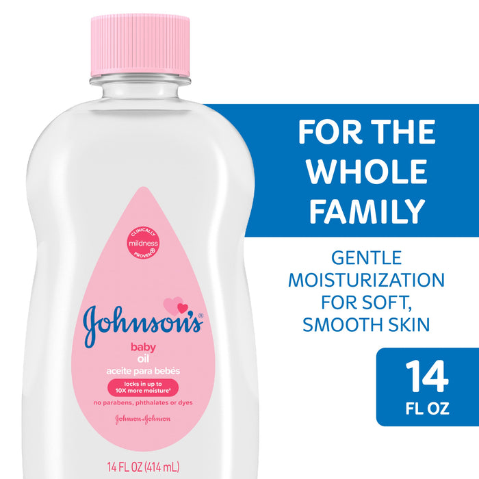 Johnson's Baby Pure Mineral Oil - Original - 14 Fl Oz by Pasteur Pharmacy