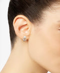 Anne Klein Cubic Zirconia & Imitation Pearl E-z Comfort Clip-on Earrings by Vanessa Jane