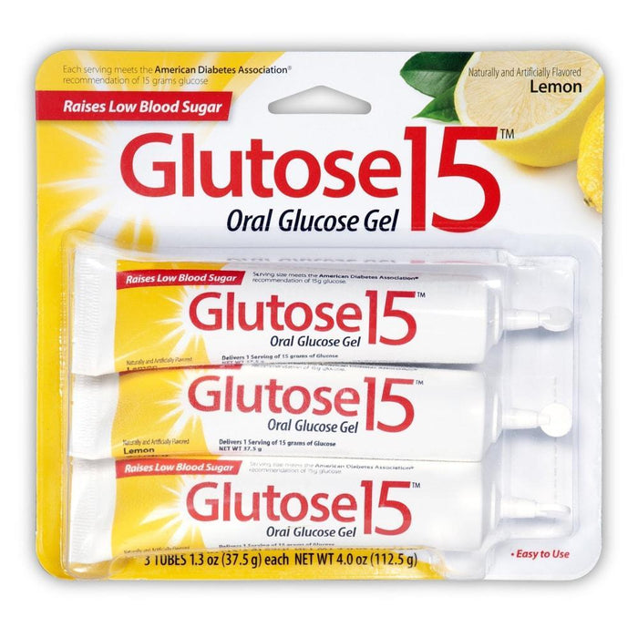 Glutose Oral Glucose Gel 15 In A Tube With Lemon Flavor by Pasteur Pharmacy