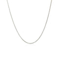 14k White Gold Diamond Cut Rolo Chain 1.1mm by Bids.com