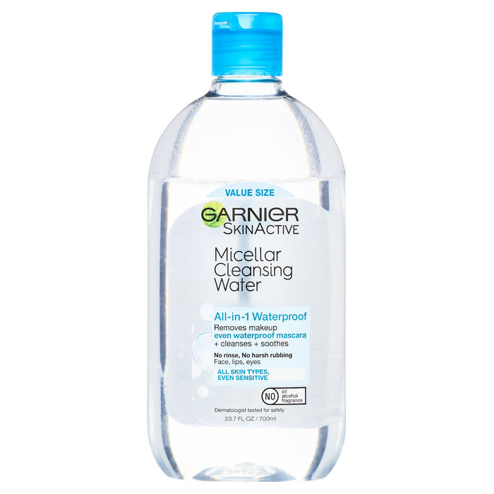 SkinActive All-In-1 Waterproof Micellar Cleansing Water Value Size 23 Fl Oz by Pasteur Pharmacy