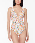 Jessica Simpson Sunset Multi Summer Dreaming One-Piece Swimsuit by Vanessa Jane