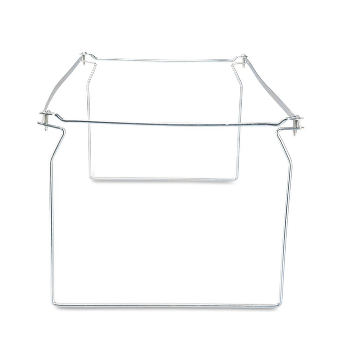 Universal Screw-Together Hanging Folder Frame, Letter Size, 23" to 26.77" Long, Silver, 6/Box