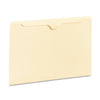 Universal Deluxe Manila File Jackets with Reinforced Tabs, Straight Tab, Legal Size, Manila, 100/Box