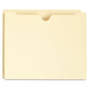 Universal Deluxe Manila File Jackets with Reinforced Tabs, Straight Tab, Letter Size, Manila, 50/Box