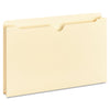 Universal Deluxe Manila File Jackets with Reinforced Tabs, Straight Tab, Legal Size, Manila, 50/Box
