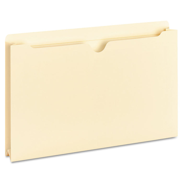 Universal Deluxe Manila File Jackets with Reinforced Tabs, Straight Tab, Legal Size, Manila, 50/Box
