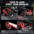 Portable 12V Car Jump Starter, Battery Charger, Air Pump (LED Display) by DailySale